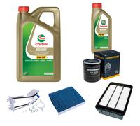 DENCKERMANN Controllo Set 6L CASTROL EDGE 5W-30 C3 Per Mitsubishi Lancer