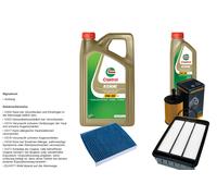 DENCKERMANN Controllo set 6L CASTROL EDGE 5W-30 C3 per Mitsubishi Outlander