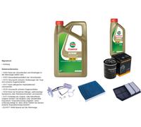 DENCKERMANN Controllo set 6L CASTROL EDGE 5W-30 C3 per Mitsubishi Outlander