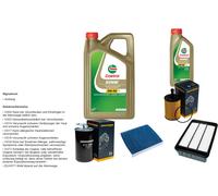 DENCKERMANN Controllo set 6L CASTROL EDGE 5W-30 C3 per Mitsubishi Outlander