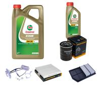 DENCKERMANN Controllo Set 6L CASTROL EDGE 5W-30 C3 Per Mitsubishi Outlander
