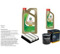 Denckermann Controllo Set 6L castrol edge 5W-30 C3 per Mitsubishi Spaziale