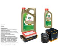 Denckermann Controllo Set 6L castrol edge 5W-30 C3 per Nissan Micra A V