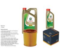 Denckermann Controllo Set 6L castrol edge 5W-30 C3 per Nissan Micra II 1.5 D