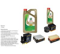 DENCKERMANN Controllo set 6L CASTROL EDGE 5W-30 C3 per Nissan Micra III 1.5