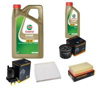 DENCKERMANN Controllo Set 6L CASTROL EDGE 5W-30 C3 Per Nissan Micra III 1.5