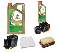 DENCKERMANN Controllo Set 6L CASTROL EDGE 5W-30 C3 Per Nissan Micra III 1.5