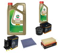 DENCKERMANN Controllo Set 6L CASTROL EDGE 5W-30 C3 Per Nissan Micra III 1.5
