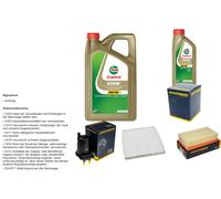Denckermann Controllo Set 6L castrol edge 5W-30 C3 per Nissan Micra III .