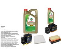Denckermann Controllo Set 6L castrol edge 5W-30 C3 per Nissan Micra III
