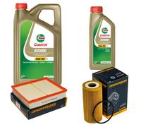 DENCKERMANN Controllo Set 6L CASTROL EDGE 5W-30 C3 Per Nissan NP300 Navara