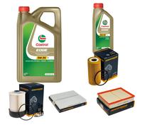 DENCKERMANN Controllo Set 6L CASTROL EDGE 5W-30 C3 Per Nissan NP300 Navara