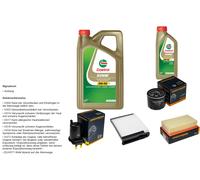 Denckermann Controllo Set 6L castrol edge 5W-30 C3 per Nissan NV200
