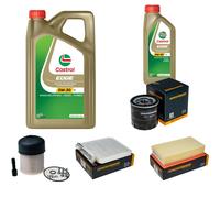 DENCKERMANN Controllo Set 6L CASTROL EDGE 5W-30 C3 Per Nissan NV200 Evalia