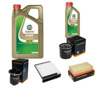 DENCKERMANN Controllo Set 6L CASTROL EDGE 5W-30 C3 Per Nissan NV200 Evalia