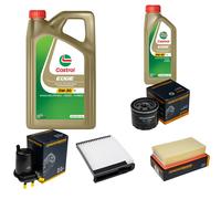 DENCKERMANN Controllo Set 6L CASTROL EDGE 5W-30 C3 Per Nissan NV200 Evalia