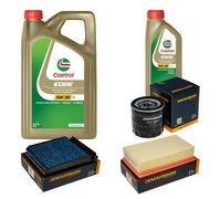 DENCKERMANN Controllo Set 6L CASTROL EDGE 5W-30 C3 Per Nissan NV200 Evalia