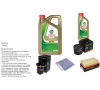 DENCKERMANN Controllo set 6L CASTROL EDGE 5W-30 C3 per Nissan NV200 Evalia