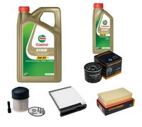 DENCKERMANN Controllo Set 6L CASTROL EDGE 5W-30 C3 Per Nissan NV200 Evalia