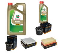 DENCKERMANN Controllo Set 6L CASTROL EDGE 5W-30 C3 Per Nissan NV200 Evalia
