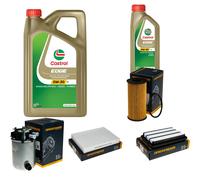 DENCKERMANN Controllo Set 6L CASTROL EDGE 5W-30 C3 Per Nissan Qashqai II