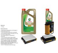 DENCKERMANN Controllo set 6L CASTROL EDGE 5W-30 C3 per Nissan Qashqai II