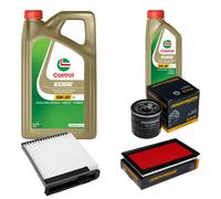 DENCKERMANN Controllo Set 6L CASTROL EDGE 5W-30 C3 Per Nissan Tiida