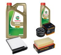 DENCKERMANN Controllo Set 6L CASTROL EDGE 5W-30 C3 Per Nissan Tiida