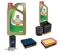 DENCKERMANN Controllo Set 6L CASTROL EDGE 5W-30 C3 Per Opel Astra G CC 1.6