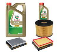 DENCKERMANN Controllo Set 6L CASTROL EDGE 5W-30 C3 Per Opel Astra H Kasten