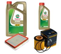 DENCKERMANN Controllo Set 6L CASTROL EDGE 5W-30 C3 Per Opel Astra H Twintop
