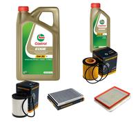 DENCKERMANN Controllo Set 6L CASTROL EDGE 5W-30 C3 Per Opel Astra H Twintop