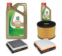 DENCKERMANN Controllo Set 6L CASTROL EDGE 5W-30 C3 Per Opel Astra J Caravan