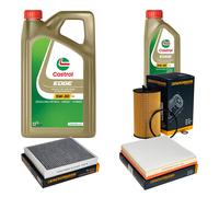 DENCKERMANN Controllo Set 6L CASTROL EDGE 5W-30 C3 Per Opel Astra J Caravan