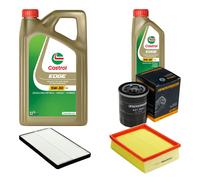 DENCKERMANN Controllo Set 6L CASTROL EDGE 5W-30 C3 Per Opel Combo 1.7 D