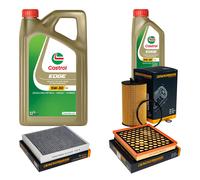 DENCKERMANN Controllo Set 6L CASTROL EDGE 5W-30 C3 Per Opel Insignia A 1.6