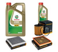 DENCKERMANN Controllo Set 6L CASTROL EDGE 5W-30 C3 Per Opel Insignia A