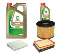 DENCKERMANN Controllo Set 6L CASTROL EDGE 5W-30 C3 Per Opel Meriva