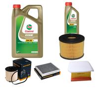 DENCKERMANN Controllo Set 6L CASTROL EDGE 5W-30 C3 Per Opel Meriva B