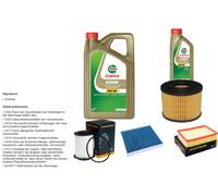 DENCKERMANN Controllo set 6L CASTROL EDGE 5W-30 C3 per Opel Moka/moka X