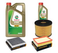 DENCKERMANN Controllo Set 6L CASTROL EDGE 5W-30 C3 Per Opel Mokka/Mokka X