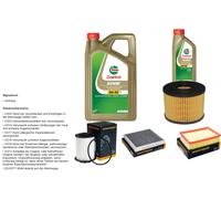 DENCKERMANN Controllo Set 6L CASTROL EDGE 5W-30 C3 Per Opel Mokka/Mokka X