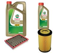 DENCKERMANN Controllo Set 6L CASTROL EDGE 5W-30 C3 Per Opel Vectra C Caravan