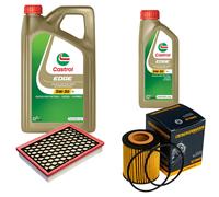 DENCKERMANN Controllo Set 6L CASTROL EDGE 5W-30 C3 Per Opel Vectra C Caravan