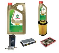 DENCKERMANN Controllo Set 6L CASTROL EDGE 5W-30 C3 Per Opel Vectra C Caravan