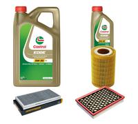 DENCKERMANN Controllo Set 6L CASTROL EDGE 5W-30 C3 Per Opel Vectra C Caravan