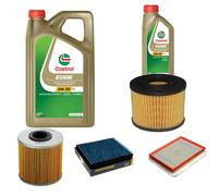 DENCKERMANN Controllo Set 6L CASTROL EDGE 5W-30 C3 Per Opel Zafira B 1.7