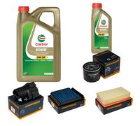 DENCKERMANN Controllo Set 6L CASTROL EDGE 5W-30 C3 Per Renault Clio III 1.5