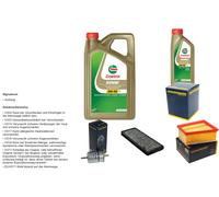 Denckermann Controllo Set 6L castrol edge 5W-30 C3 per Renault Espace (IV