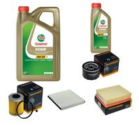 DENCKERMANN Controllo Set 6L CASTROL EDGE 5W-30 C3 Per Renault Laguna II 1.9
